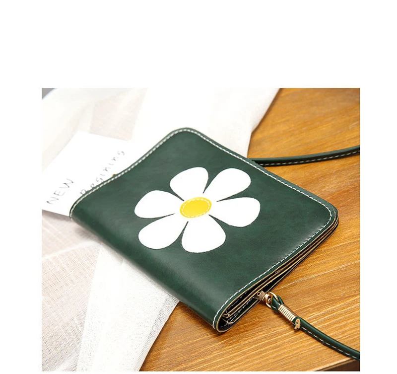 Кошелек на плечо 6,0 дюймов, сумка через плечо для iPhone 11 Pro Max, трехслойный кошелек, большие глаза, цветок, сумочка, сумки для телефона
