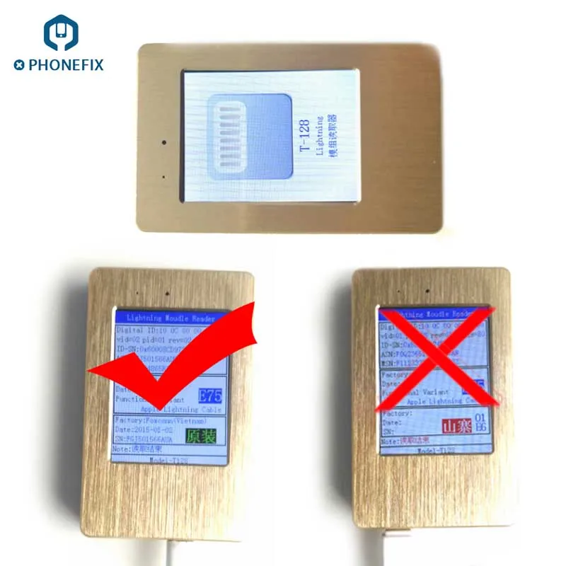 PHONEFIX Mini USB кабелеискатель телефонный зарядный кабель тестер для индендификации