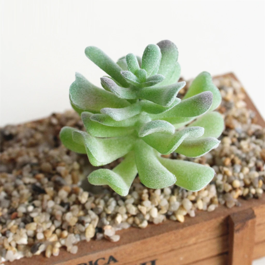 Mini Simulation Succulent Artificial Plants Tabletop Decor for Home Garden Cafe House Ornament Shop Window Display Photo Props