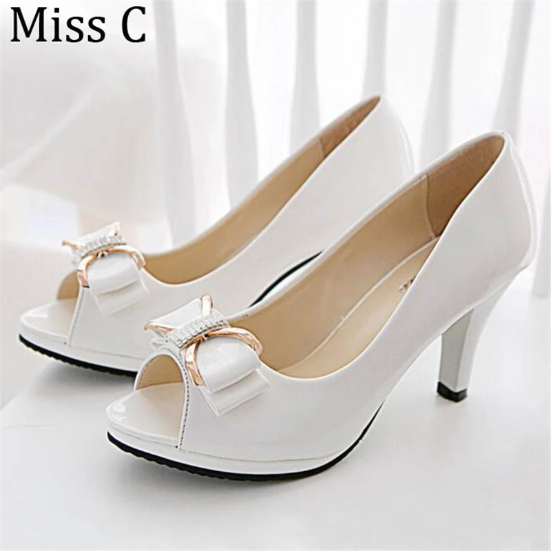 open toe kitten heels shoes