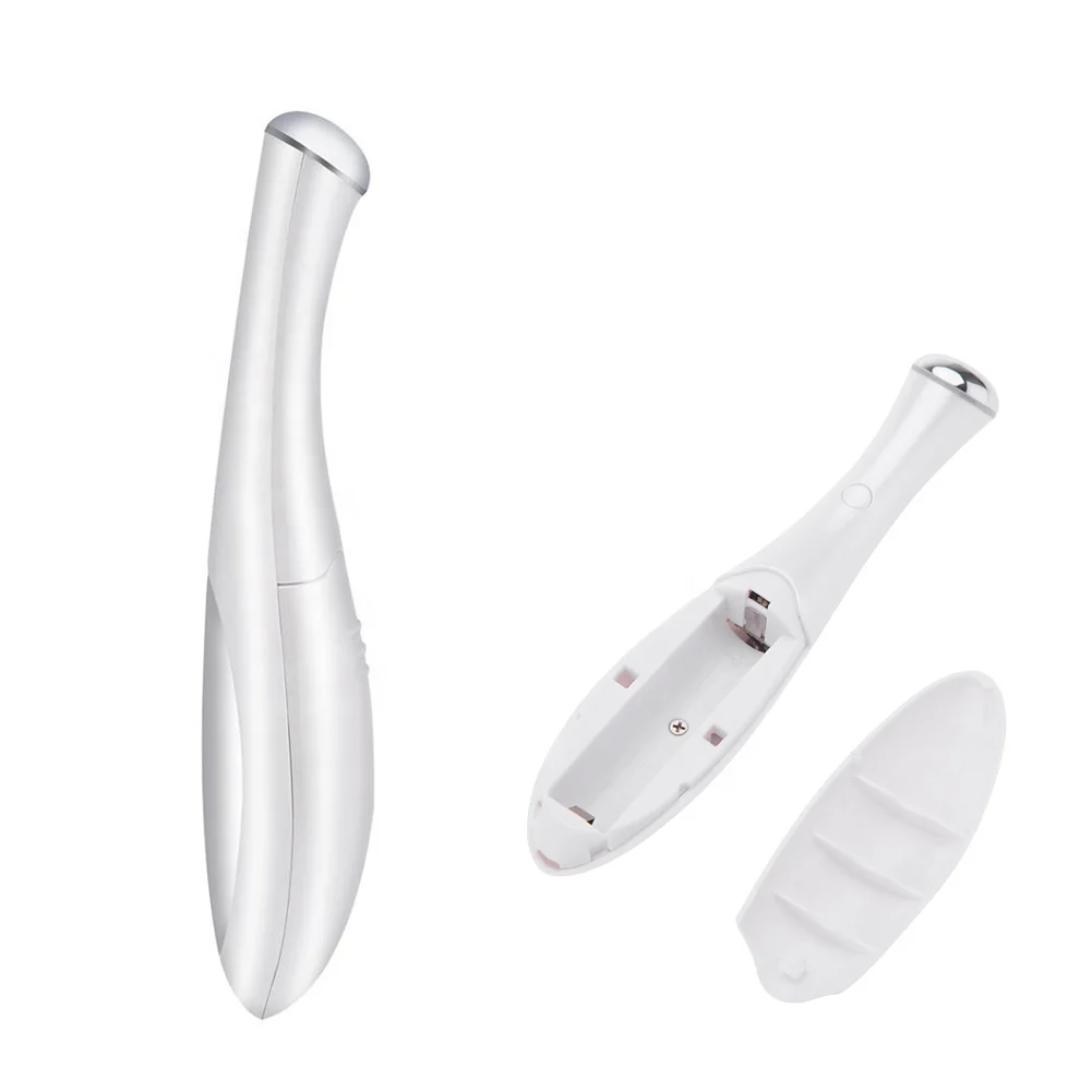 3  Mini Eye Massage Device Pen Type Electric Eye Massager Facials Vibration Thin Face Magic Stick Anti Bag Pouch & Wrinkle
