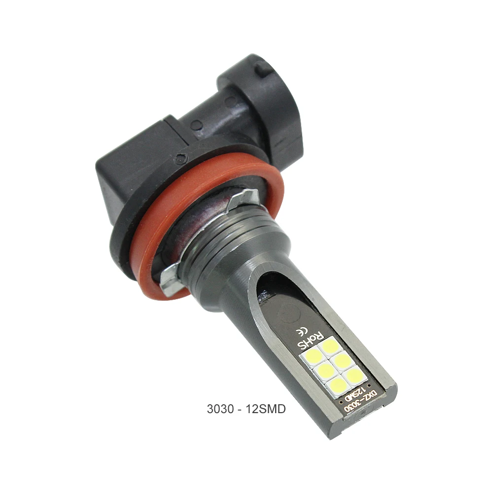 1 шт. H11 H9 H8 светодиодные противотуманные лампочки 3030 SMD Светодиодные