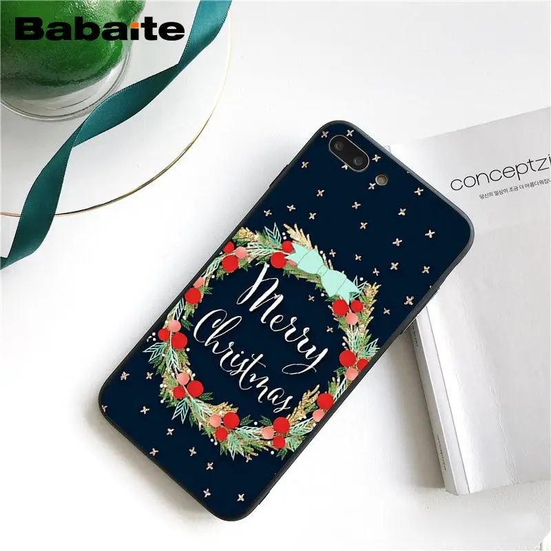 Babaite Санта Клаус Рождество олень счастливый год Мягкий силиконовый чехол для телефона чехол для iPhone 8 7 6 6S Plus 5 5S SE XR X XS MAX