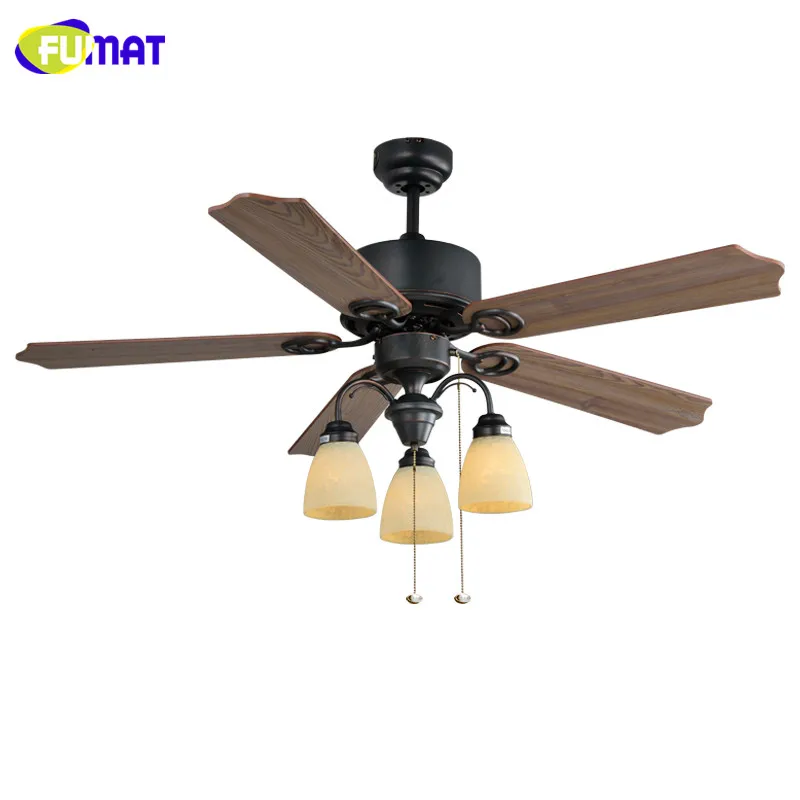Us 395 69 12 Off Fumat Ceiling Fans Lamp European Style Ceiling Fans Light Led Vintage Decorative Fans Hotel Restaurant Living Room Ceiling Fans In