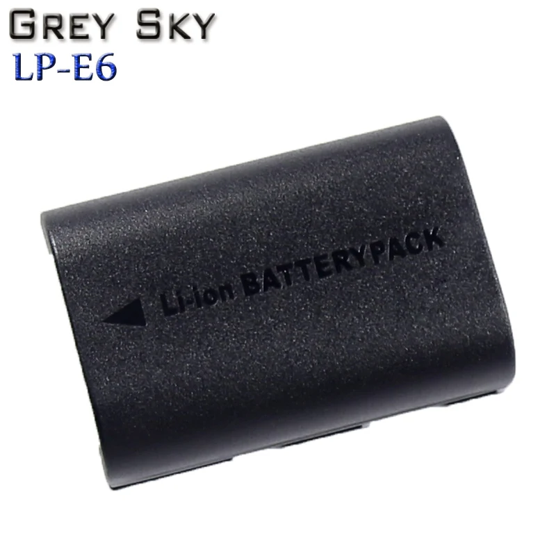 2650mAh 7.2V LP-E6 LP E6 Battery+ USB LCD Charger For Canon EOS 5D4 5D3 60D 6D 7D 70D 80D 5DSR Camera