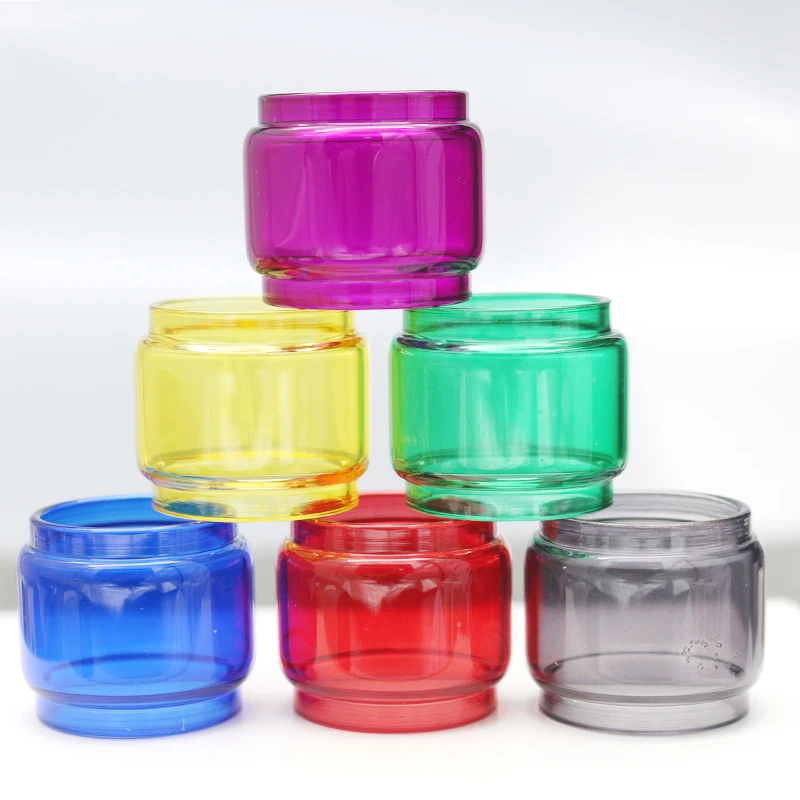 

Colorful Replacement Step Shape Extend Glass Tube fit for Vandy Vape Mesh 24 RTA 4ml Atomizer Fit Pulse BF Box Mod