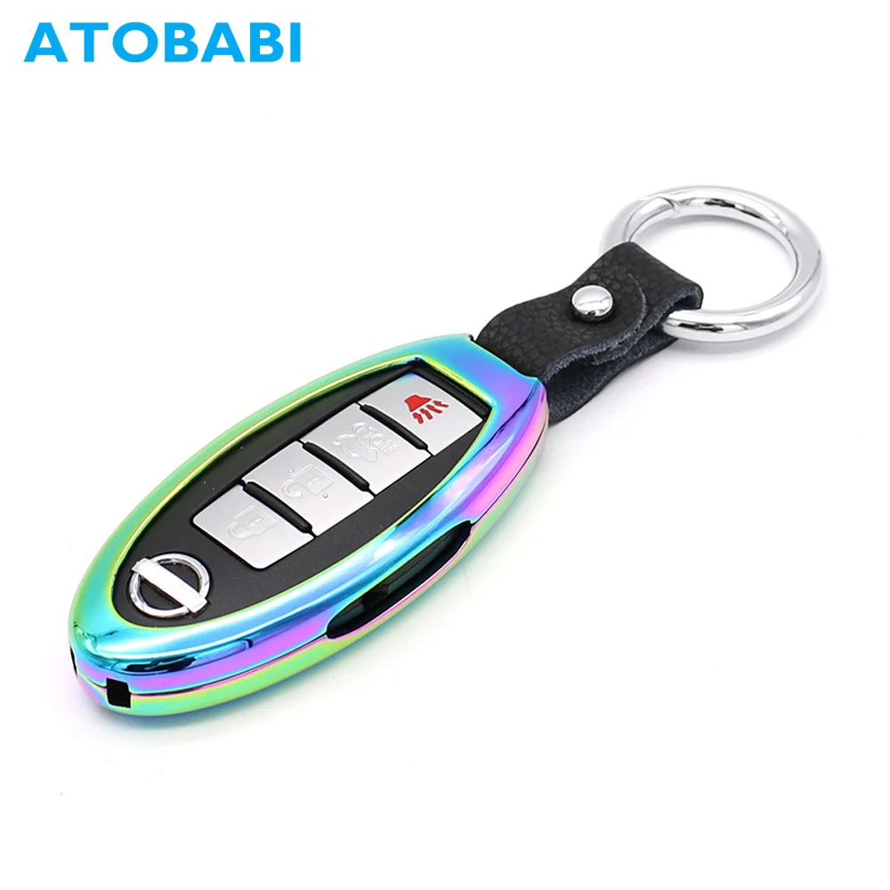 ATOBABI 2 3 4 5 кнопок цинковый сплав автомобильный чехол для ключей умный с