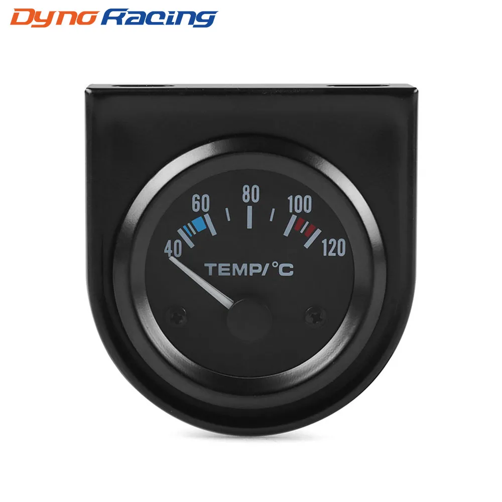 

2" 52mm Water Temp Gauge 40-120C Pointer Auto Water Temperature Temp Gauge White Led Car Meter