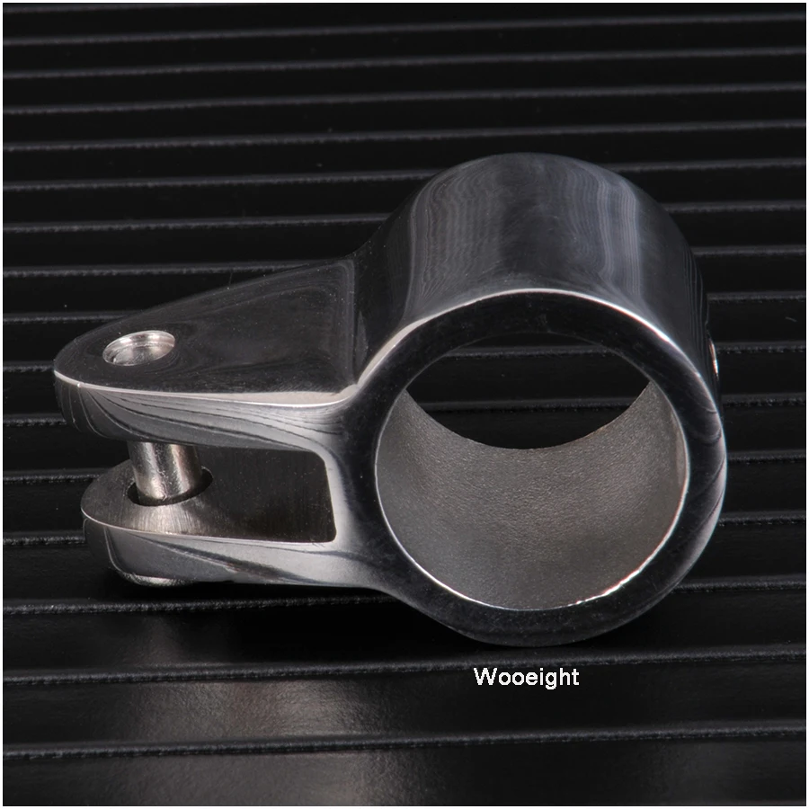 Wooeight Stainless Steel 316 Deck Hinge Boat Bimini Top Fitting HardwareJaw Slide Slippery Sleeve 22-25mm For Maine Accessories (12)