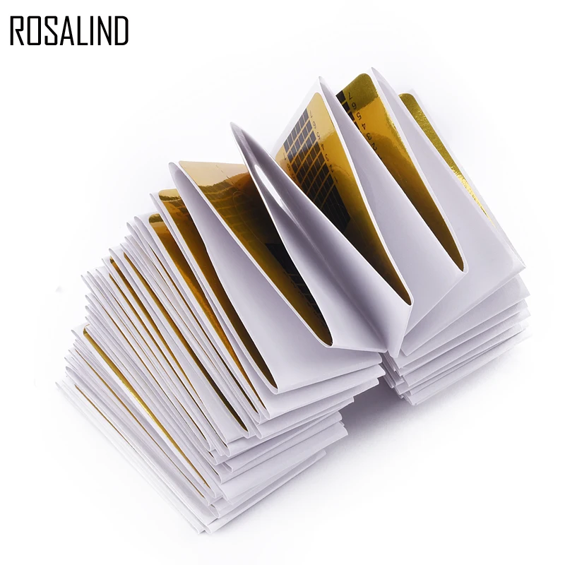 ROSALIND 100 шт./лот инструменты для ногтей Стикеры и наклейки гель наклейка