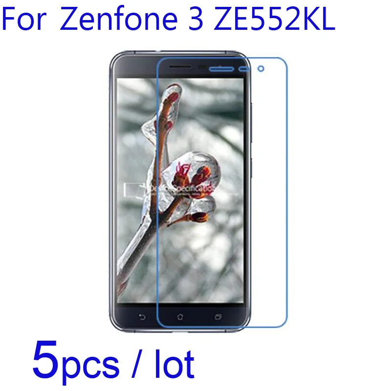 

5pcs/lot Soft Clear/Matte/Nano Anti Explosion Protective Films for Asus Zenfone 3 ZE552KL Phone Screen Protectors LCD Guard