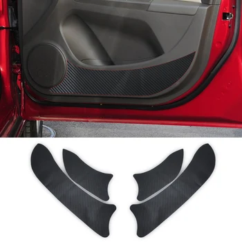 

beler 4Pcs/Set Carbon Fiber Door Plank Protective Anti Kick Film Sticker for Chevrolet Cruze 2008-2010 2011 2012 2013 2014 2015