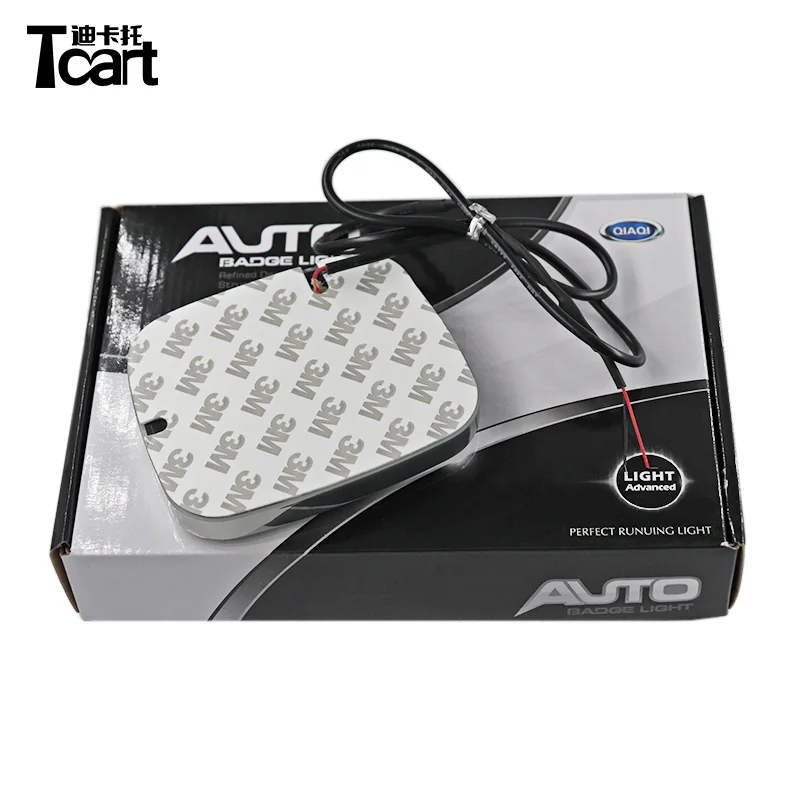

Tcart 1Set 9.8cmX8cm Car 4D Logo Light Emblem Rear Tail Chrome Badge 4D Cool Bulb Led Logo Light Decorative Lamp For Honda