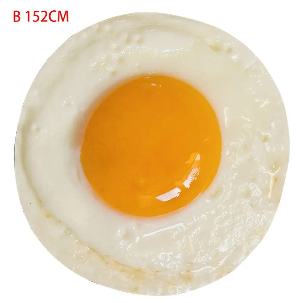 Овчаренное яйцо комфорт еда творения Реалистичная еда Новинка пледы одеяло идеально круглый тортилья пледы Q4