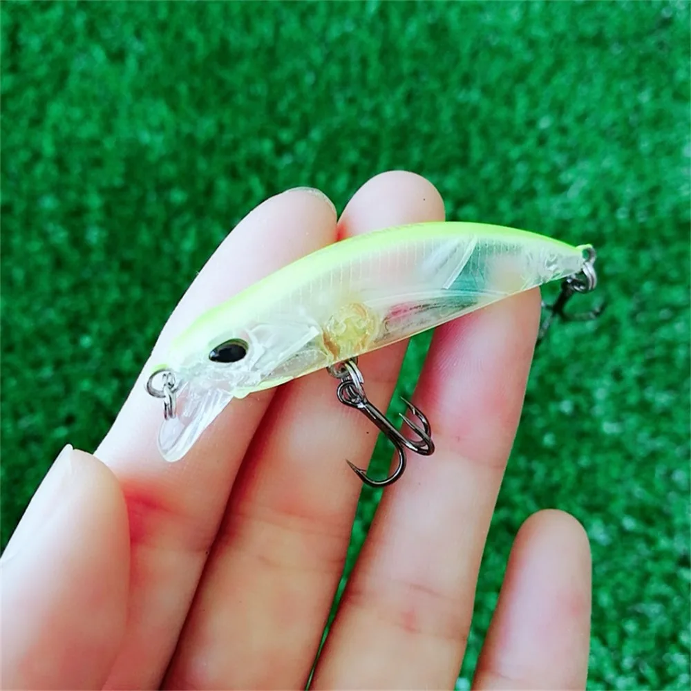 Iscas de Pesca Tsurinoya Dw63 7 Pcs 50mm 5g Sinking Minnow Hard Bait Mini Minnow Agudos Gancho Isca Artificial 12 minnow isca dura iscas de pesca mini