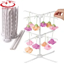 1 шт. 3 слоя десен паста подставка для цветов украшения торта сахарная глазурь Съемная резинка паста цветок Сушилка Подставка Инструменты для выпечки