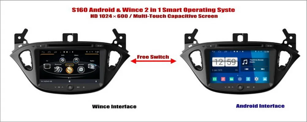 Cheap YESSUN For Opel Corsa E 2014~2017 Car Android Multimedia Radio CD DVD Player GPS Navi Navigation Audio Video Stereo S160 System 9
