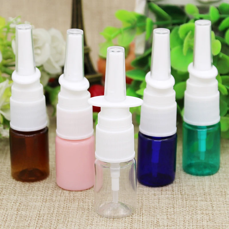 Buy 10pcs 5ml PET Empty Fine Nasal Spray Mist Plastic