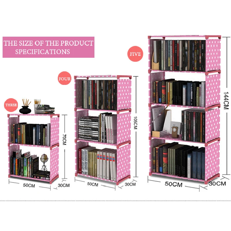 متعدد الطبقات رف غير المنسوجة الغبار خزانة الأطفال رف بسيط الطابق رف متعددة الوظائف المعيشة غرفة الأثاث