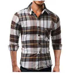 4AL01 RUIKE R Camisa Masculina Повседневная тонкая сорочка Homme XXL