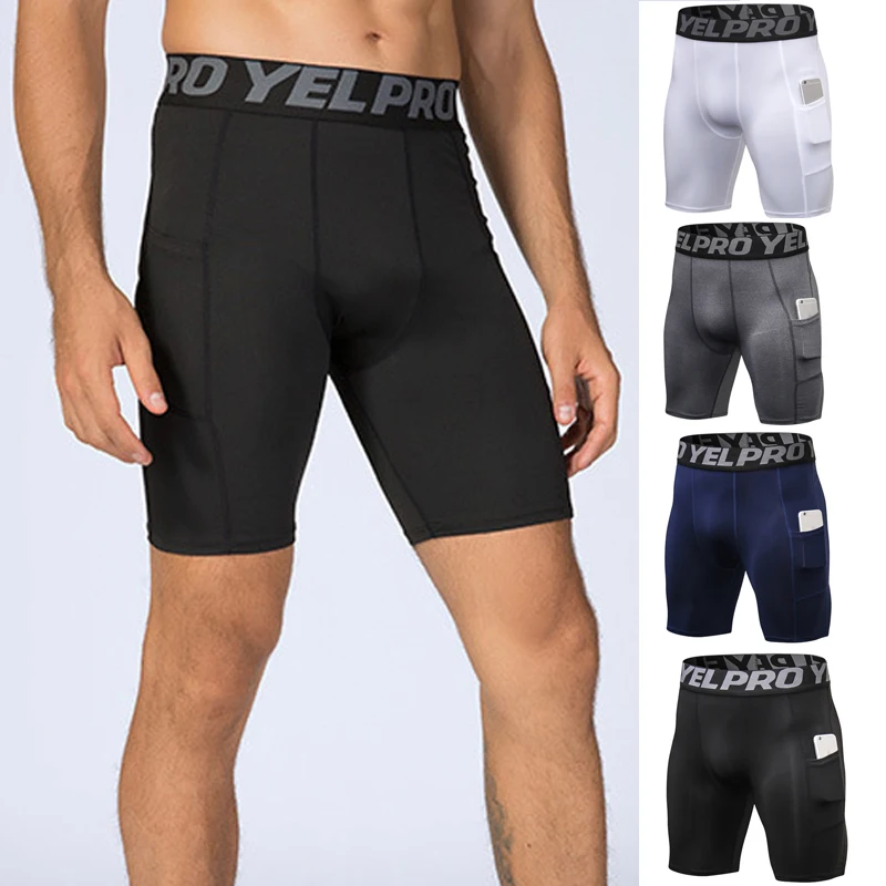 

Mens Gym Shorts With Pouch Tight Training Shorts Crossfit Workout Compression Running Shorts Summer Quick Dry workout Sport