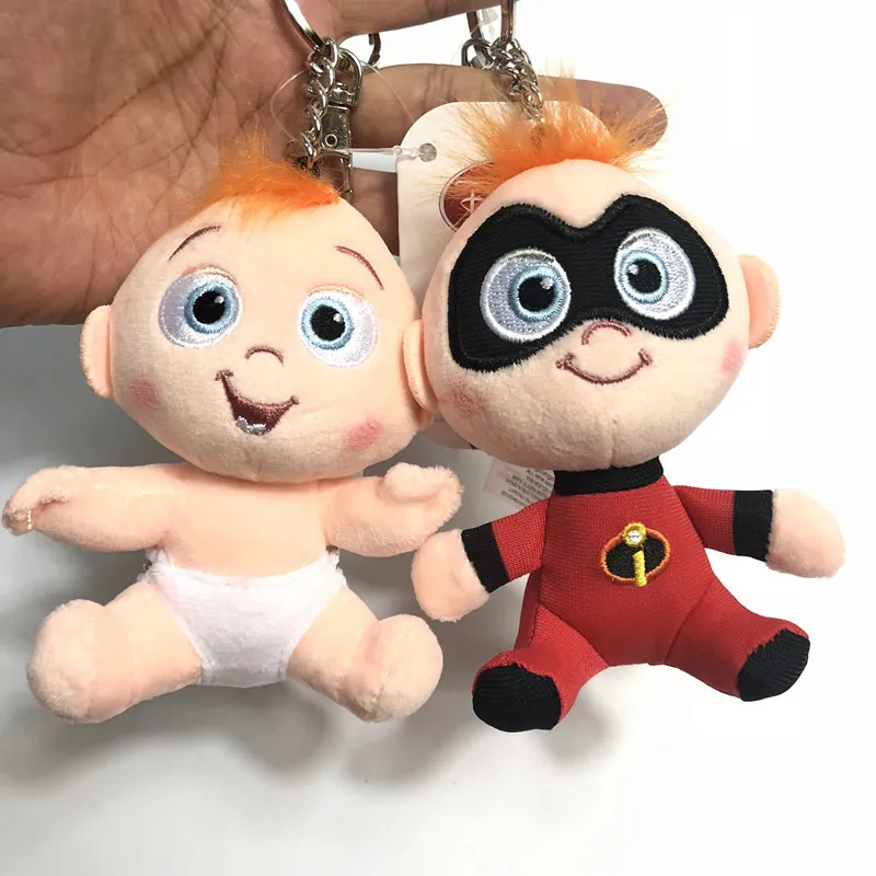 

The Incredibles 2 Cute Cartoon Baby Jack 10cm Plush Toy Stuffed Animal Doll cute Mini Plush keychain toys for children