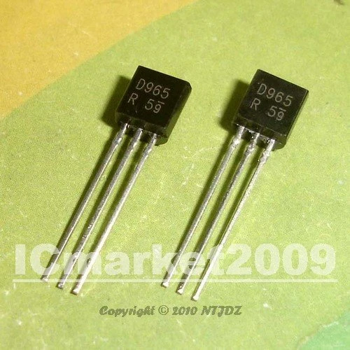 50 pezzi 2sd965 d965 5a/20v NPN transistor to-92