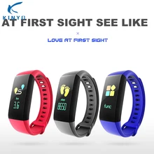 Цветной умный Браслет монитор сердечного ритма трекер сна умный браслет bluetooth сообщение re mi nder smartband pk mi band 3