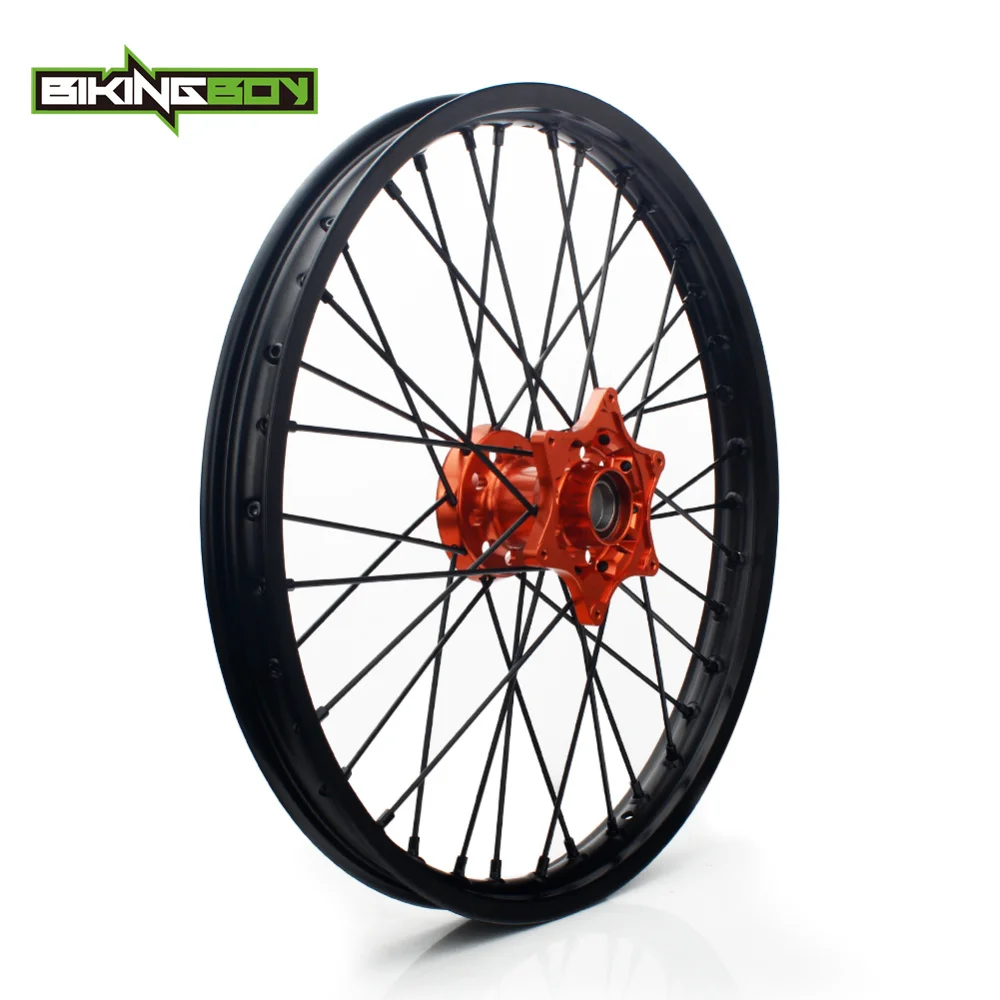 BIKINGBOY для KTM SX 125 150 250 SX-F/XC-F 250 350 450 XC 250 300 EXC-F 350 1" 21" одна Передняя втулка диска колеса комплект