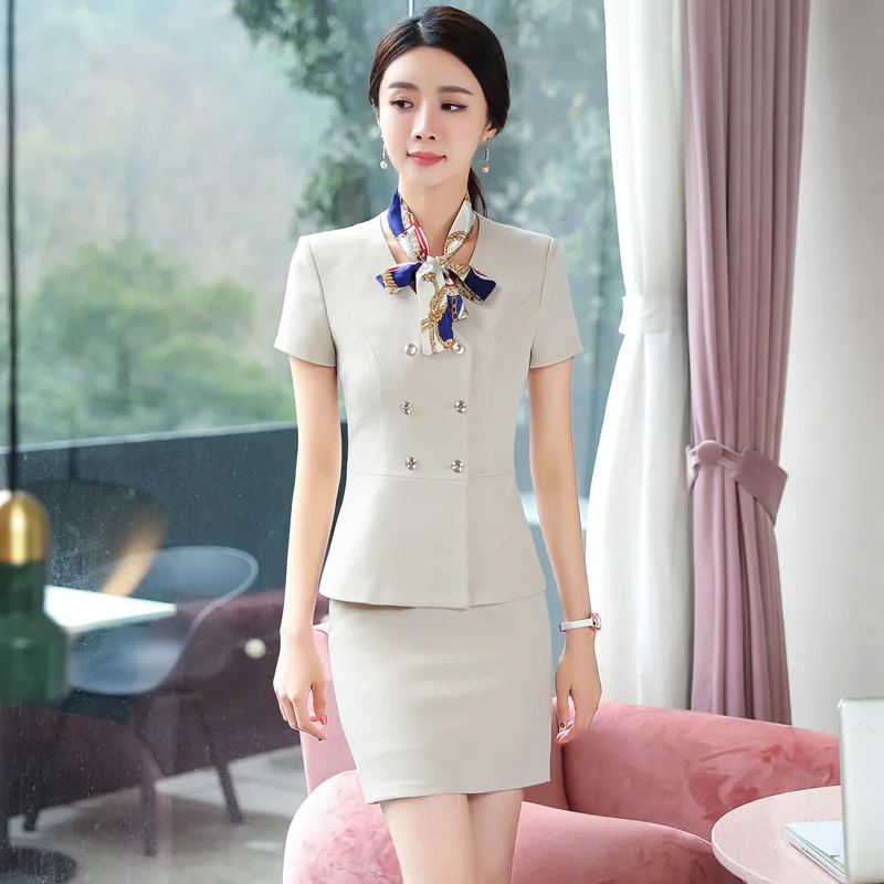Skirt Mince Ol blue Skirt Jupe Red Solide Court Pants apricot blue Acrmrac Nouveau D'été Couleur Skirt Formelle Abricot Skir black Jacket black Pants Costume D'affaires Veste Costumes Femmes w8qB7gT