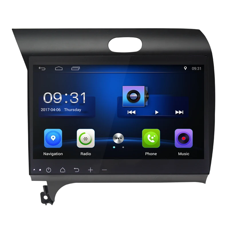 Sale 2 Din 9 Inch Car DVD Player Android 6.0 For KIA/K3/Cerato/FORTE 2012-16 With 1GB RAM GPS Navigation Radio WIFI USB RDS Quad Core 0
