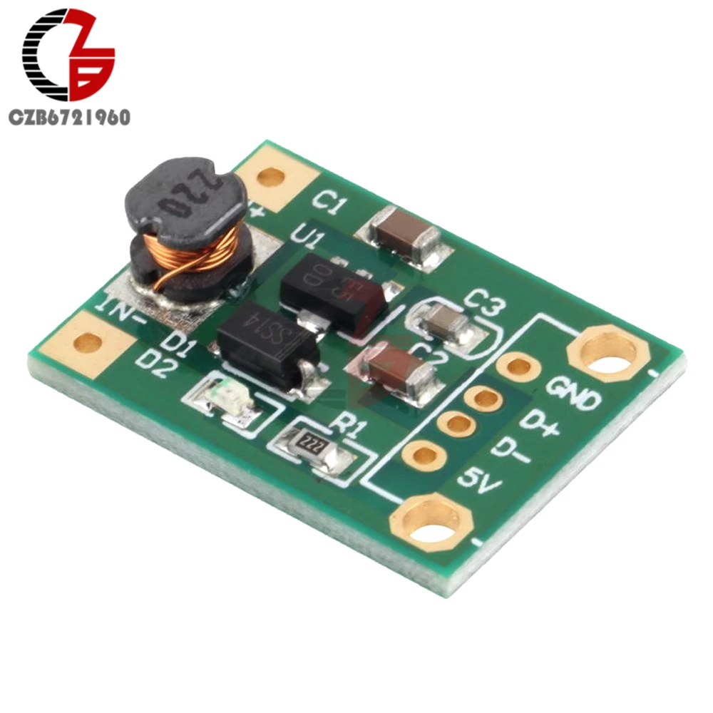 

5Pcs DC-DC Step Up Boost Converter Module 1-5V to 5V 500mA 600mA Max for Arduino