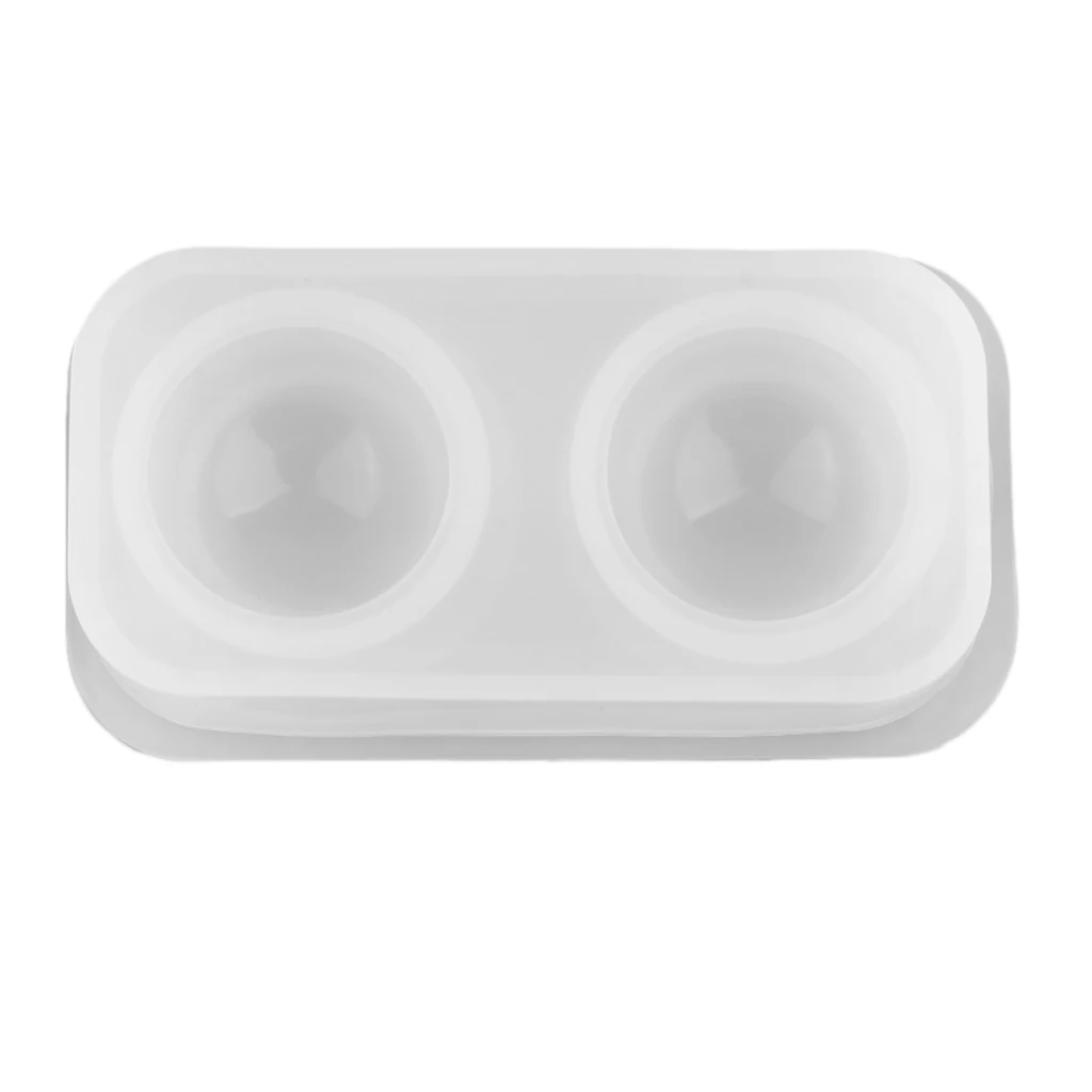Mini Sphere Ball Shape Pendant Charms with Bail Silicone Mould Resin Casting Mold for DIY Necklaces Bracelets Earrings Jewelry