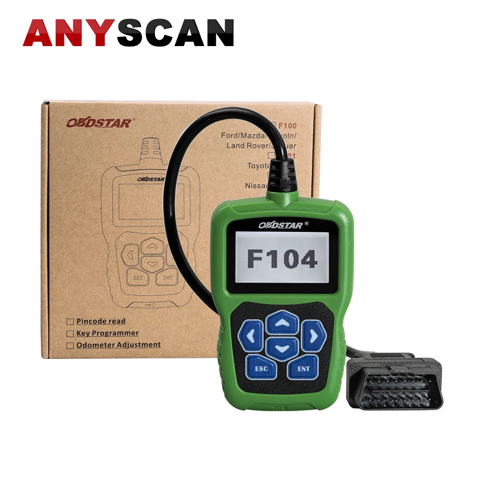 

Original OBDSTAR F104 Pin Code Reader and Key Programmer for Chrysler Jeep Dodge Mileage Correction Tool