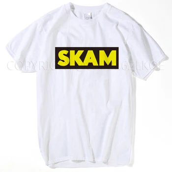 

Skam Isak Even T-shirt Fashion t shirt summer white tops Short-sleeve loose Tees tops plus size summer tops for men 2019 3xl