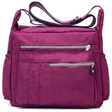 Famous Brand Design Women Messenger Bags Nylon Casual Shoulder bag Floral Handbags Three Zipper Crossbody Bag Bolsos sac a main Famous Brand Design Women Messenger Bags Nylon Casual Shoulder bag Floral Handbags Three Zipper Crossbody Bag Bolsos sac a main