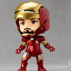 Nendoroid 284 Тони Старк 4 "Железный человек фигурку Mark 7 Тони полный набор Ironman железный человек ПВХ фигурку Коллекция Модель игрушки