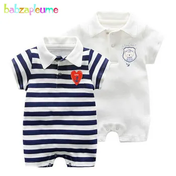 

babzapleume summer style newborn clothing sets short sleeve baby rompers cotton infant clothes boys jumpsuit 2piece suits BC1448