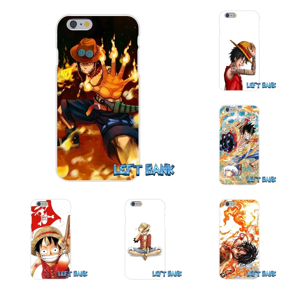 One Piece Portgas D. Ace Slim Silicone Case For iPhone X 4 4S 5 5S 5C SE 6 6S 7 8 Plus | Мобильные телефоны и аксессуары
