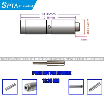 

5pcs 13.35mm Dental Push Button Spindle For Repair Handpiece Cartridge