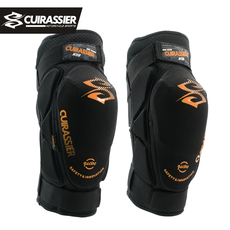 

Cuirassier Motorcycle Knee Protector Scooter Motor Sport Protective Knee Guards Safety Road Motorbike Roller Knee Pads Equipment