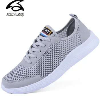 

Size 35-50 Men Casual Shoes Spring Summer Fashion Men'S Sneakers Outdoors Mesh Shoes Men Lace Up Breathable Men Shoes