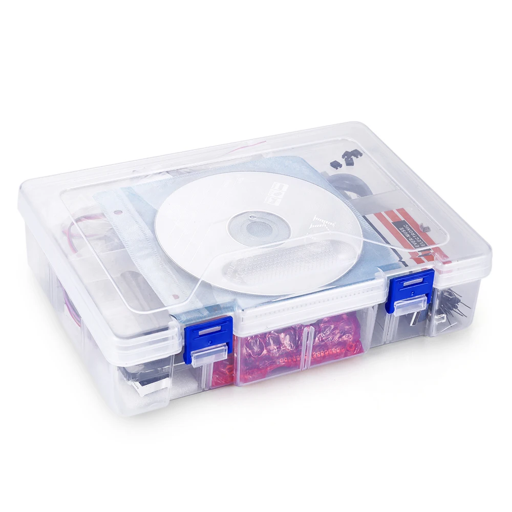 UNO R3 Project Starter Circuit Board Kit 100 Electronic Components Combination with CD Tutorial For Beginner/Learning Suite Kit