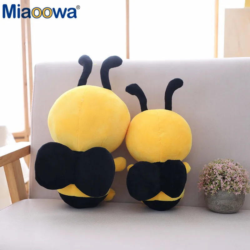 Miaoowa 20-30cm Kawaii Honeybee Plush Toy Cute Bee with Wings Stuffed Baby Dolls Lovely Toys for Children Appease Birthday Gift Miaoowa 20-30cm Kawaii Honeybee Plush Toy Cute Bee with Wings Stuffed Baby Dolls Lovely Toys for Children Appease Birthday Gift