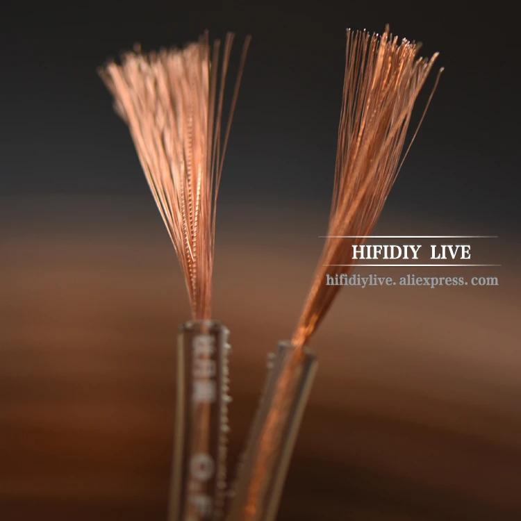 HIFIDIY LIVE Speakers loudspeaker Wire Cable Audio line Cable DIY HIFI Fancier OFC Pure Oxygen-Free Copper 200 300 400 600Core