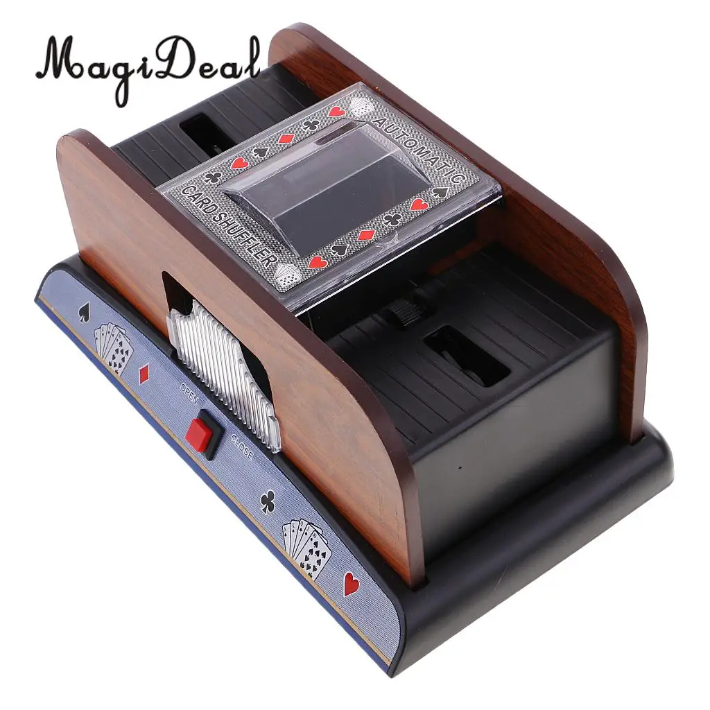 Magaideal Acce карточка для игры в покер автоматическая машина шаффлера 2 колоды игр