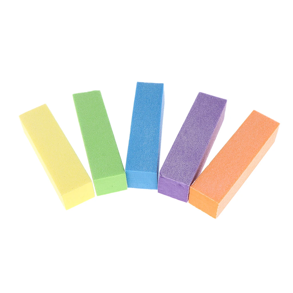 Lots 10 Pro Nail Art Care Buffer Buffing Sanding Block Files Grit Acrylic Tools for Natural/Artificial/Gel Nails Polish Trimming