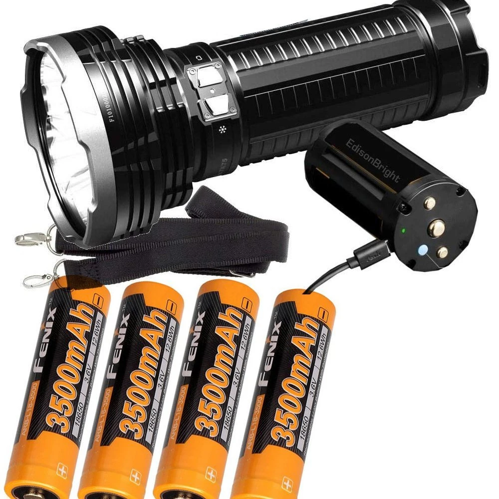 FENIX TK75 5100 Lumen 929 yards beam 2018 Edition CREE LED USB rechargeable Flashlight with 4 x ARB-L18-3500 battery | Лампы и