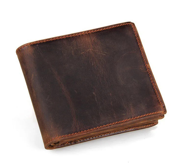 

Luufan Wallet Male Genuine Leather Men's Wallet with coin pocket Male portemonnee coin purse men Small Wallets Slim Card Holder