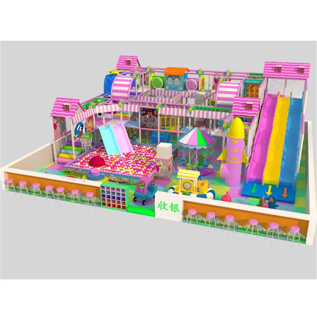 Estructuras paisajísticas Kids inflable juego exterior castillo juegos